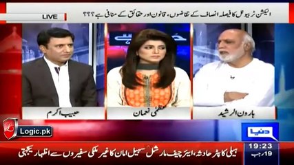 Habib Akram Provoked Haroon Rasheed Who Open Rigging History Of PMLN Since 1985