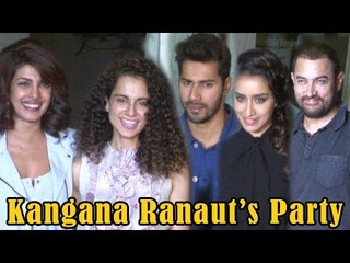B-Town Celebs Attend Kangana Ranaut's Party