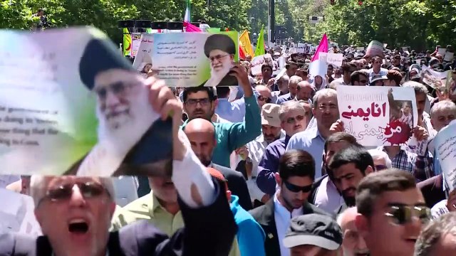 Protests in Iran against Saudi-led air war on Yemen