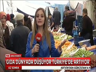 Gıda fiyatları dünyada düşerken Türkiye fiyat artışında dünya birincisi oldu