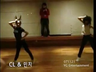 [Pre-debut] 2NE1 CL&MInzy dancing practice - Copy