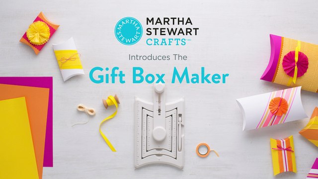 Pillow Gift Box Making by Martha Stewart Crafts