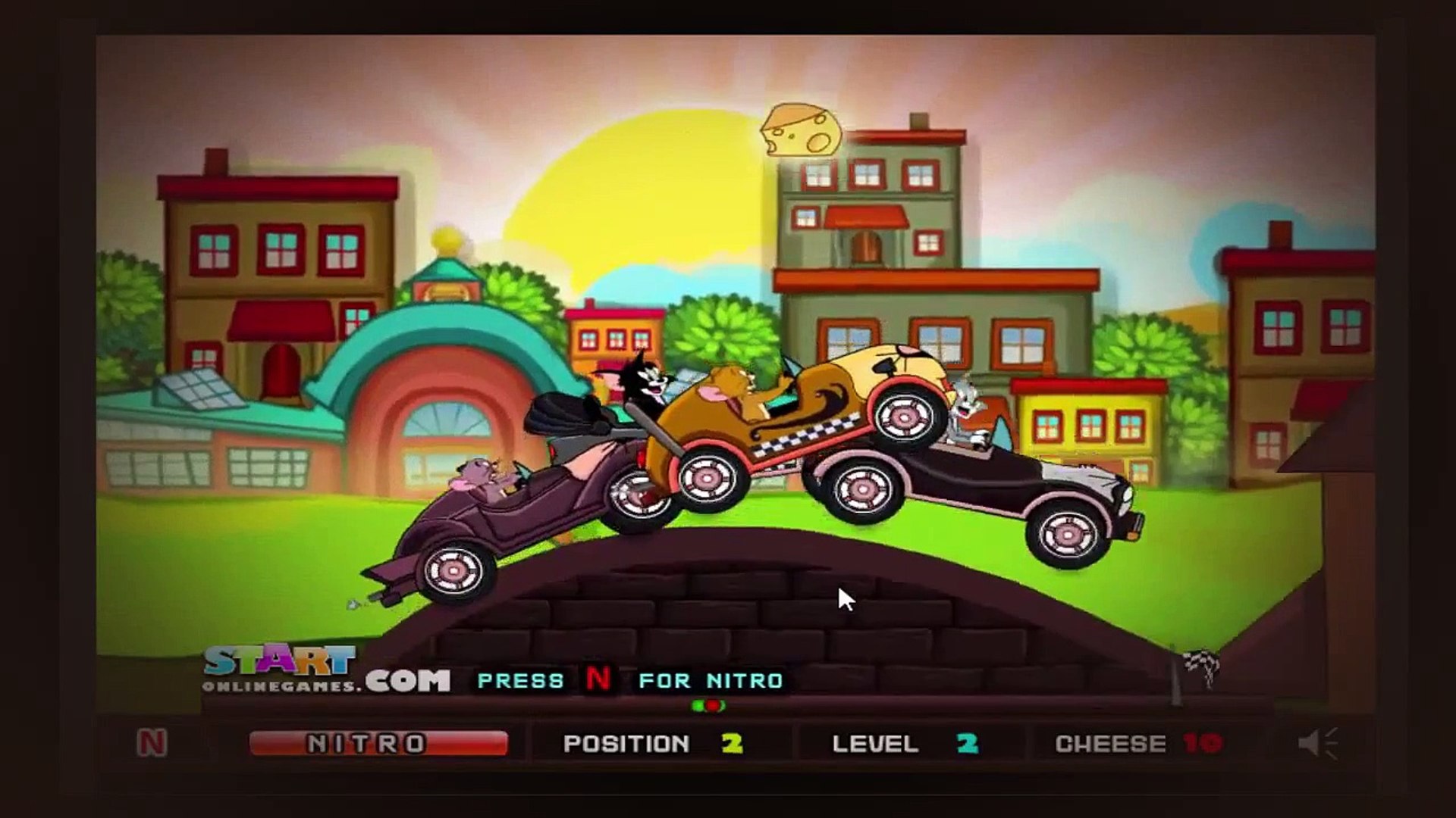 Tom og Jerry bil racing | play free tom and jerry car racing games online -  video Dailymotion