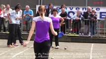 Première partie, Super 16 Féminin, Sport Boules, Allonnes 2015