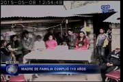 Una mujer cumplió 110 años en la provincia de Cotopaxi