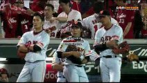 【プロ野球】広島 インフィールドフライで巨人にサヨナラ勝ち 緒方監督「ゾッとするプレー」 2015.05.04 2015年5月4日 フランシスコ・村田が捕球できず