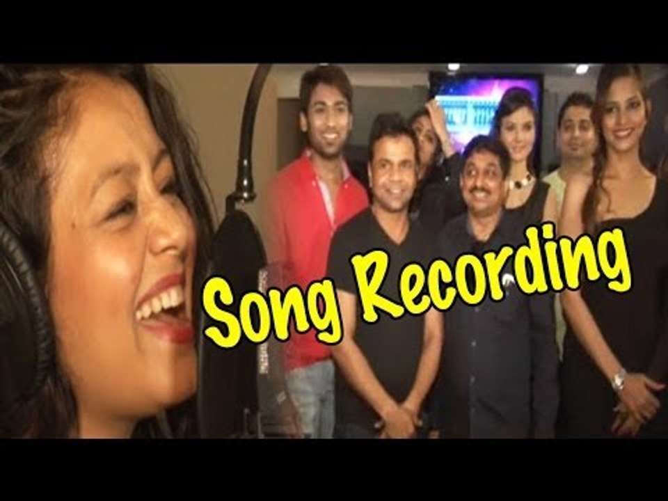 Singer Neha Kakar Recording Song For Film "GPL"