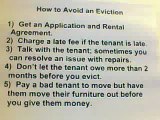 How to avoid an eviction