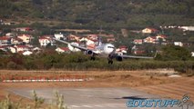 Extreme! UIA Boeing 737-900ER Landing Approach at Split airport SPU/LDSP