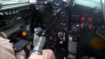 Avro Lancaster from on board the Mosquito. HD.