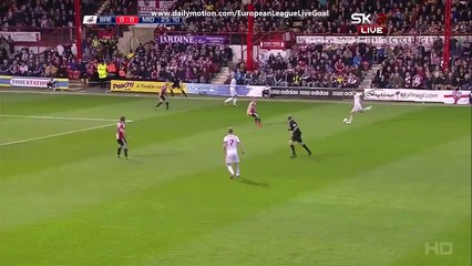 Jelle Vossen 0:1 | Brentford - Middlesbrough 07.05.2015 HD