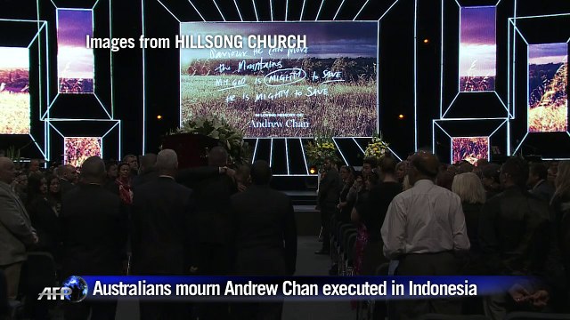 Call for redemption as executed Australian mourned