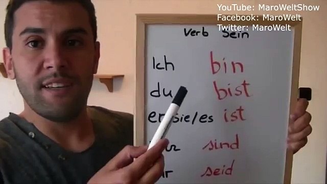 Deutsch lernen - Verb Sein. دروس تعلم اللغة الالمانية - Lektion 17 - Learn German
