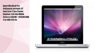 Apple MacBook Pro Ordinateur portable 15