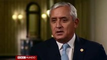 Otto Pérez Molina: El problema de fondo de las migraciones es la pobreza - BBC Mundo