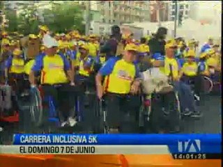 Carrera inclusika 5K se realizará el 7 de junio