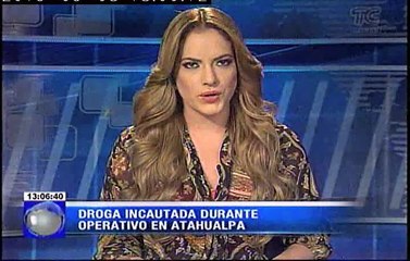 Droga incautada durante el operativo Atahualpa