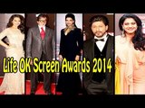 20th Annual Life Ok Screen Awards 2014 | Sonakshi Sinha, Shahid Kapoor, Shahrukh Khan