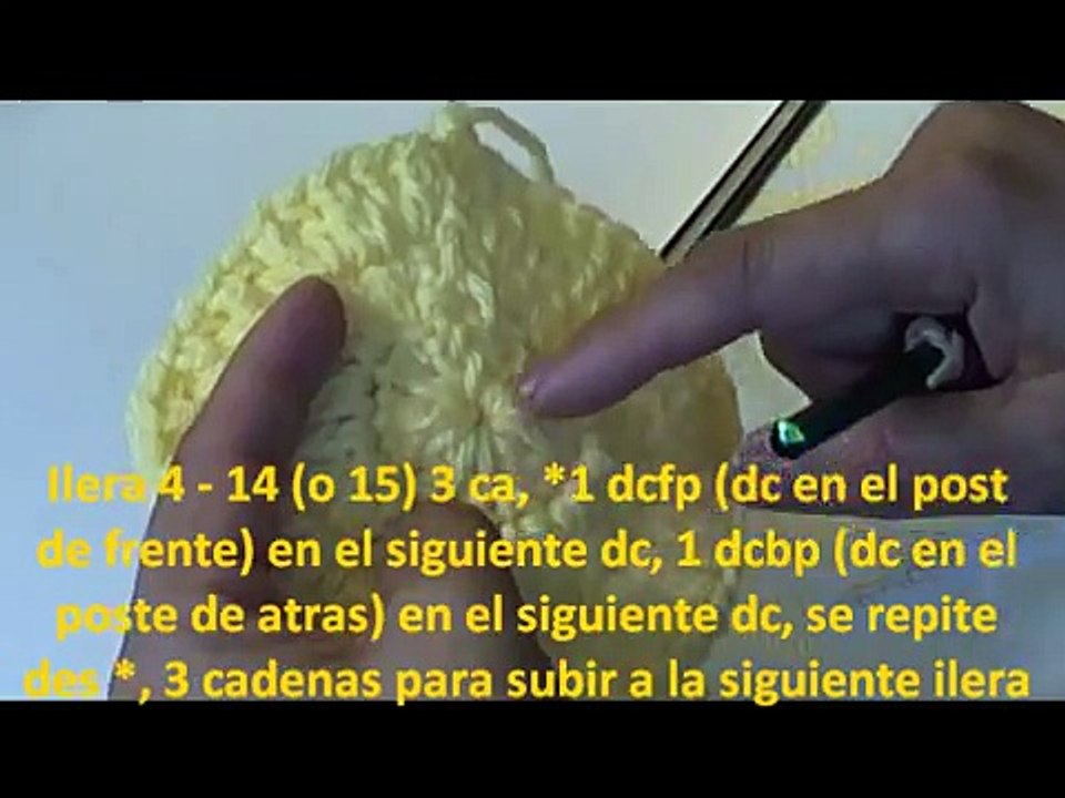 Learn to crochet Easy Ribbed Beanie/Cap Style 1  (Tambien en Español)
