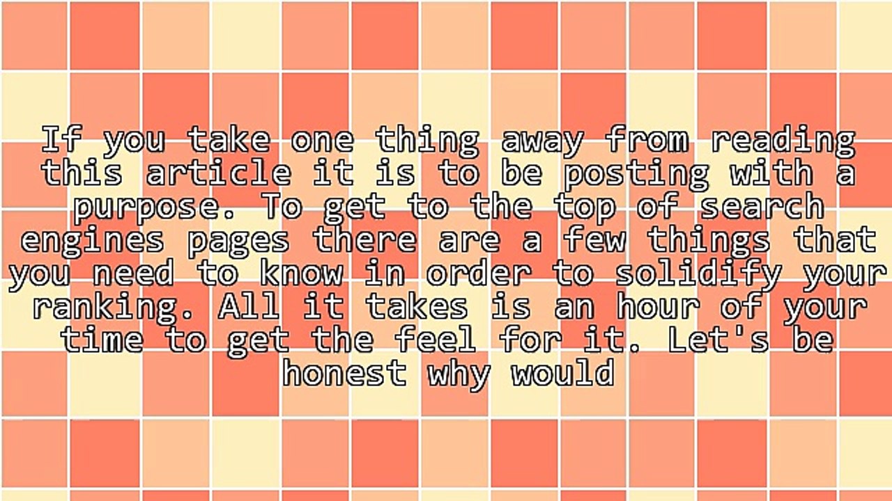 Start Posting With A Purpose