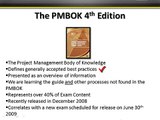 Project Management Professional (PMP) Video Training  - PMBOK 4th Edition