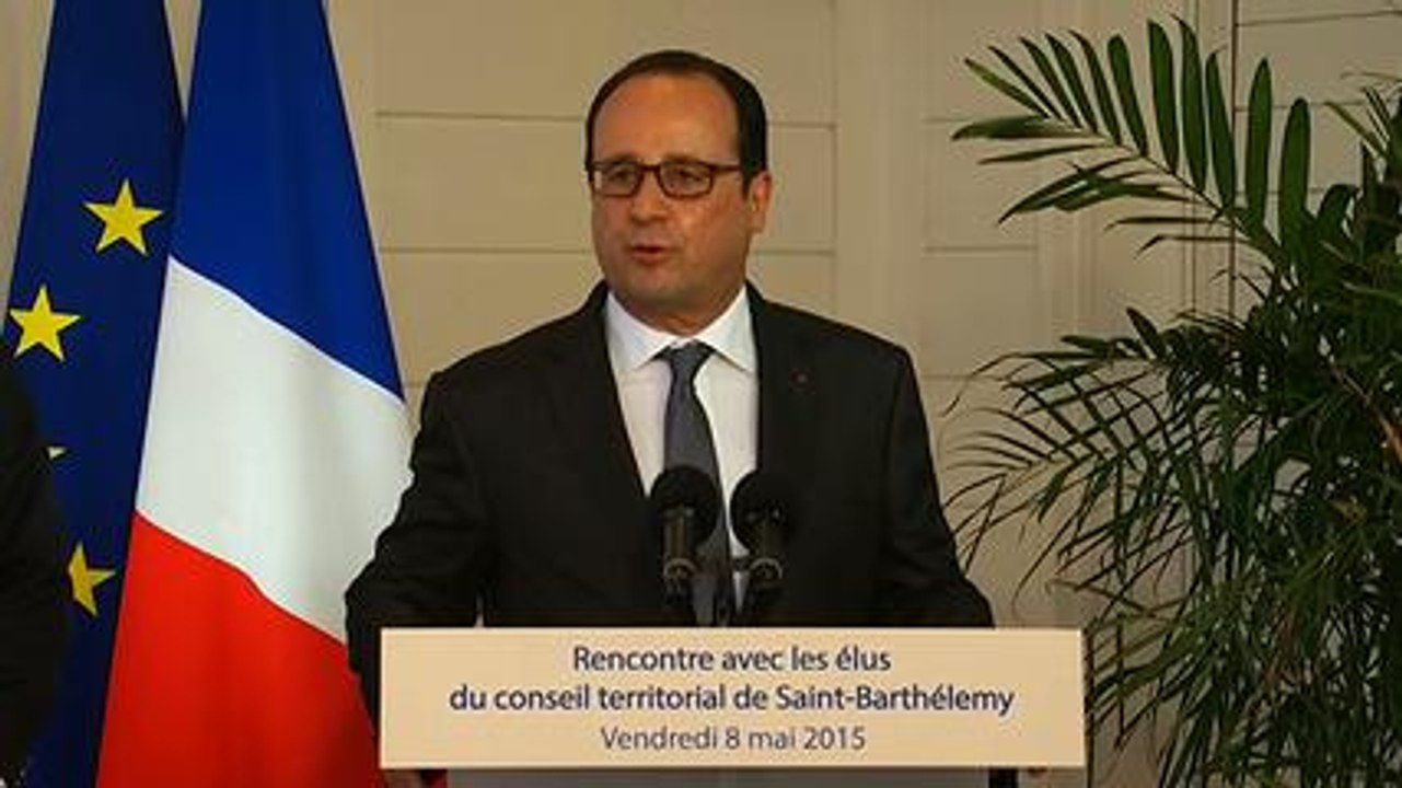 Discours lors de la rencontre avec les élus du conseil territorial de Saint-Barthélémy