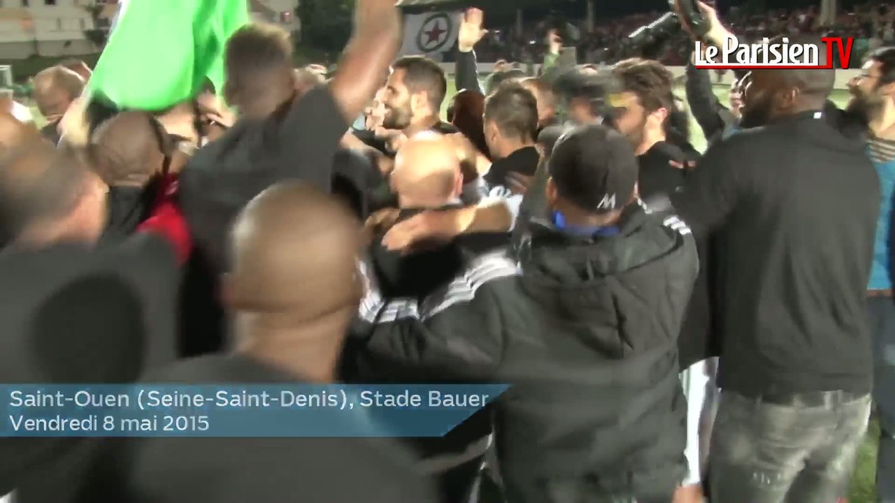 Football: le Red Star en L2, le stade Bauer en liesse !