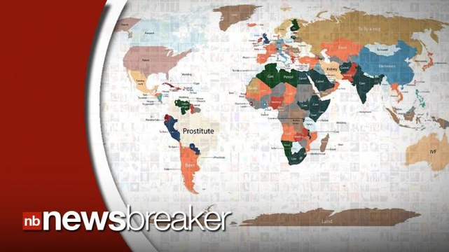 New World Map Shows Most Popular Google Searches Relative to Each Country