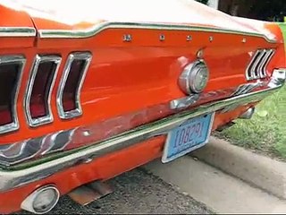 1968 mustang  fastback...first day