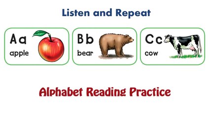 ABC Reading Practice: Learning Alphabet Phonics