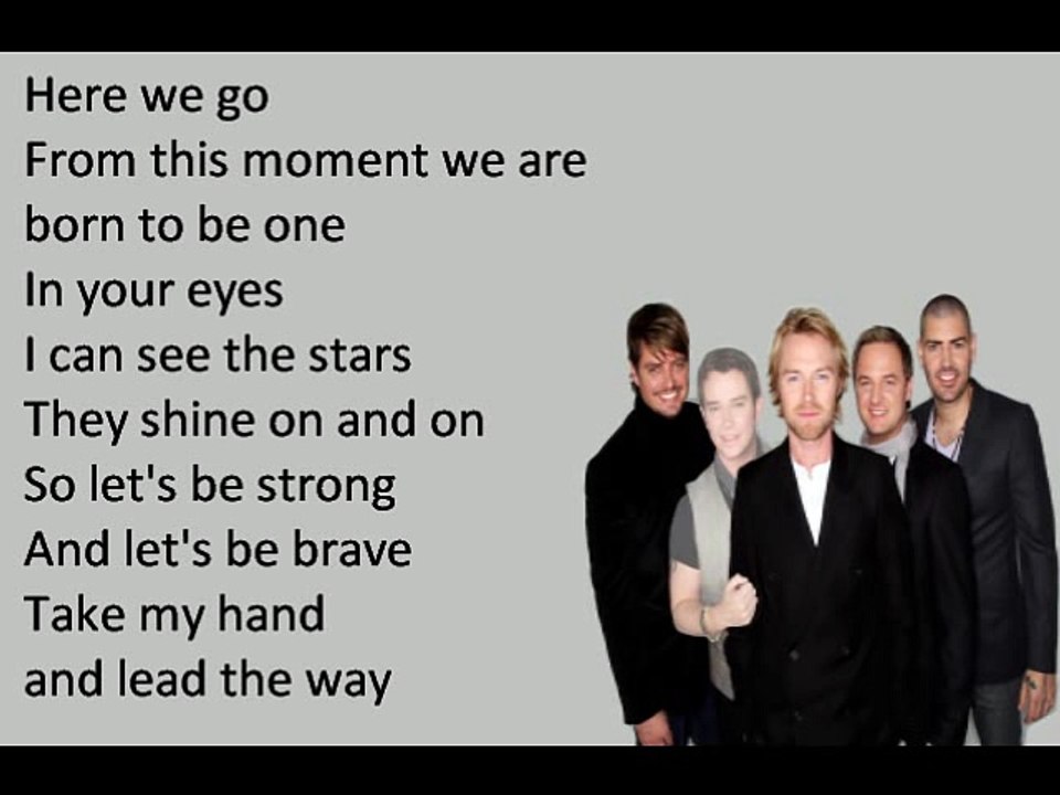 Boyzone - Right here waiting lyrics