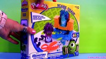 Play Doh Monsters University Scare Chair Barber Shop Pixar La Peluquería de Monstruos Disneyplaydoh