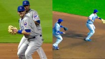 Starlin Castro Hilariously Mimics Kris Bryant Fielding a Grounder