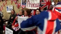 British landmarks and Royal Navy crew congratulate royal baby