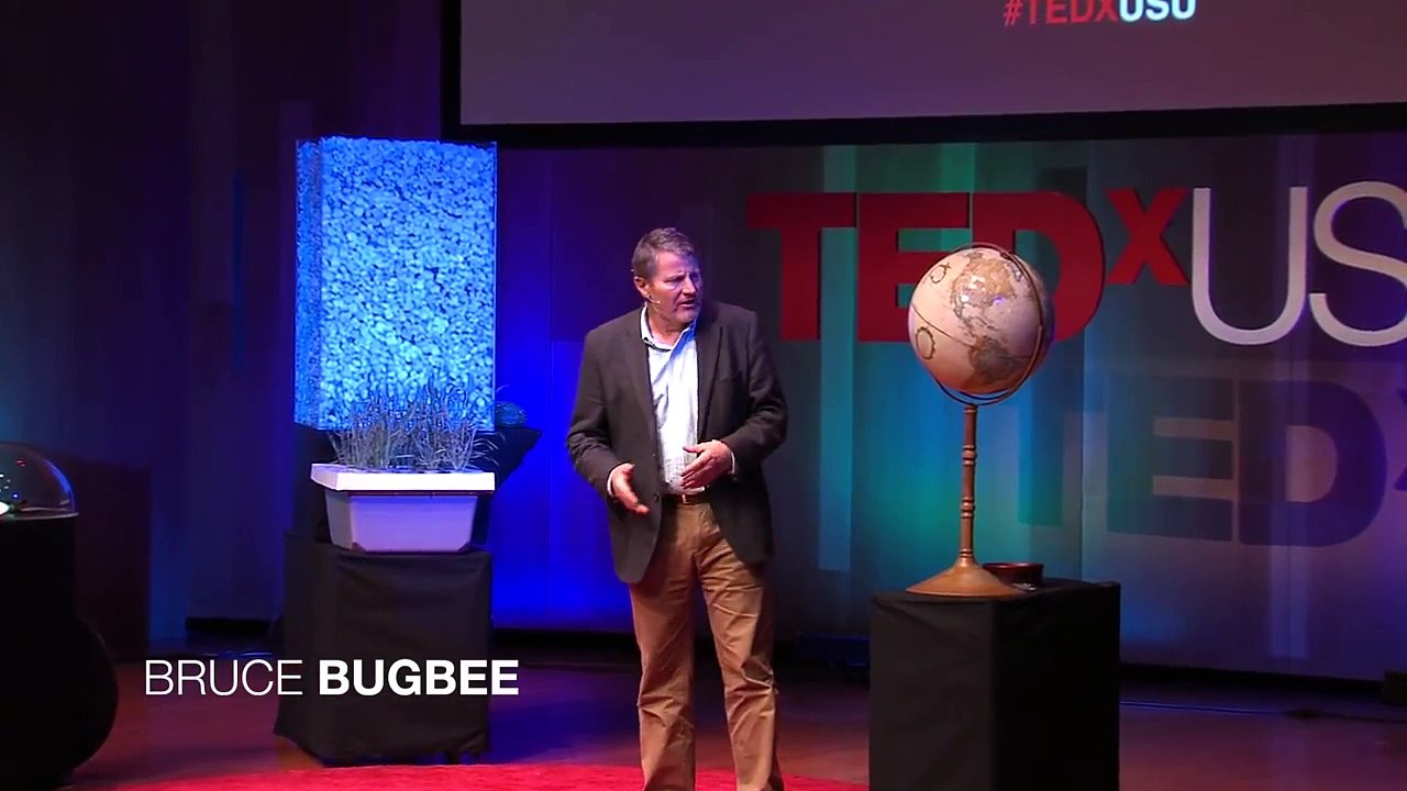 Turning water into food | Bruce Bugbee | TEDxUSU