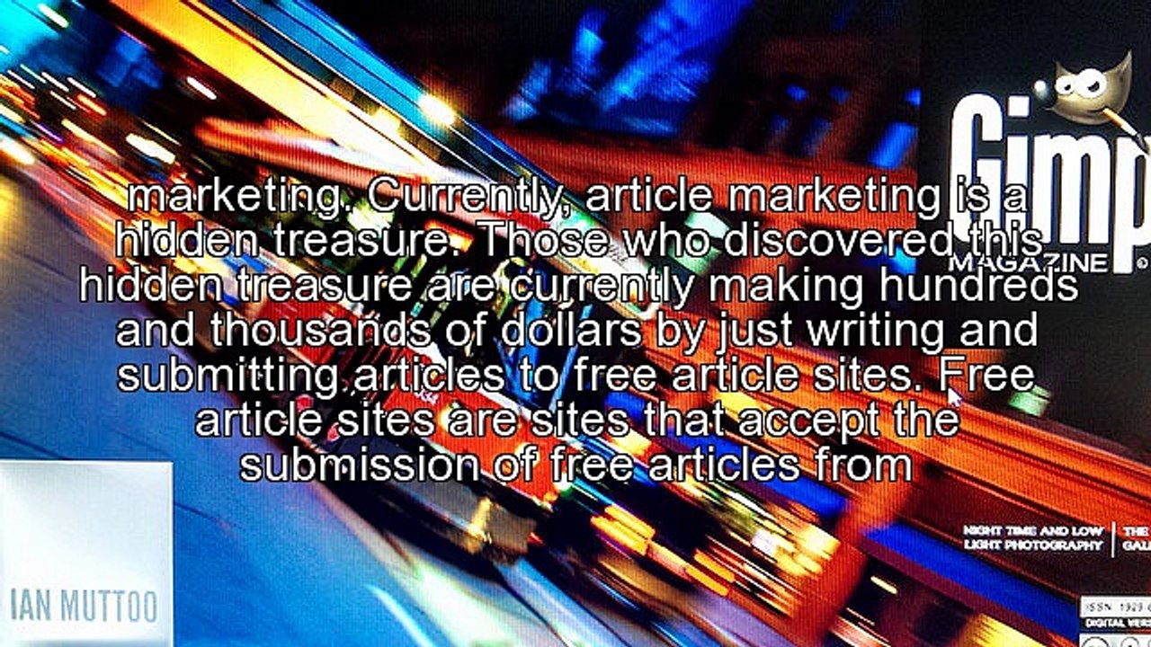 Article Marketing Is a Hidden Treasure