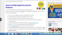 How to Get Verified PayPal in Pakistan and Free Debitcard Ur