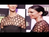 Model In Transparent Dress SPOTTED At Grazia Style Awards 2013 - Red Carpet