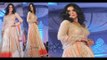Hot Actress Hrishita Bhatt On Ramp @ Fashion Show Shehnaai By Neeta Lulla