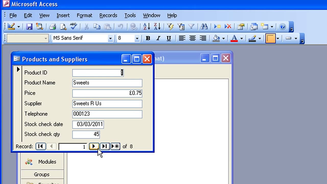 Microsoft Access Tutorial for Beginners #1 - Overview (Access 2003)