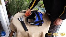 Padded dog harness, Y belt equipment with for dog harness, Code: 162BG-0