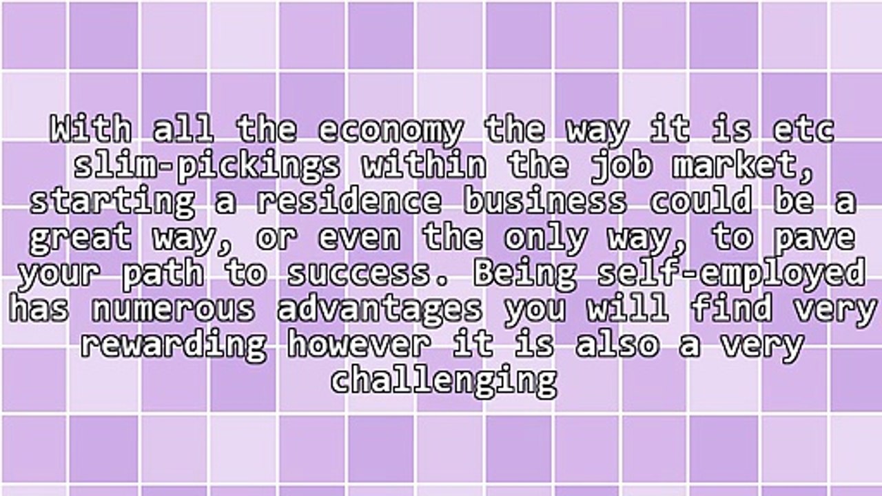 Have Success Working At Home With This Advice