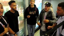 MiC LOWRY almost get kicked out of London Euston for singing for free!