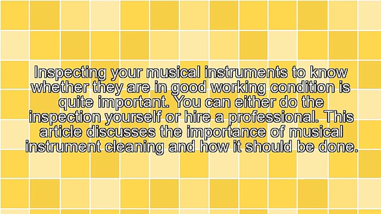The Significance Of Musical Instrument Cleaning