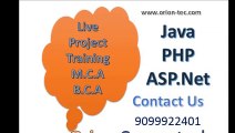 Live Project Training in Ahmedabad | Orion-tec