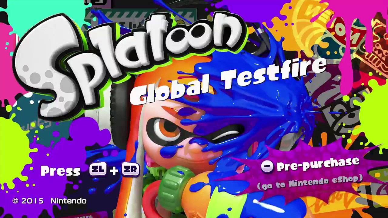 Splatoon Global Testfire 1st Hour Stream part 1