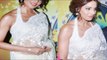 Bipasha Basu Showcase HOT CURVES in Thin Strap Blouse Transparent White Saree