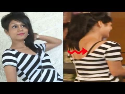 Dusky Actress Showing Her BRA STRAP @ Hira Manek Women's Achievers Award