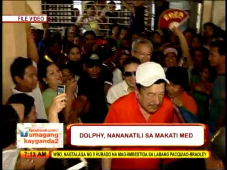 Erap, Susan Roces plan to visit Dolphy