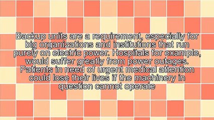 A Review Of Emergency Generator Fuel Systems